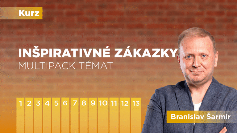 Inšpiratívne zákazky – multipack témat
