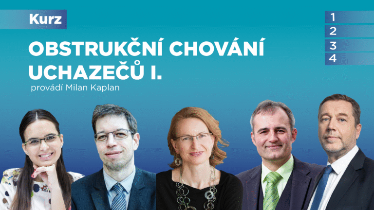 Obstrukční chování uchazečů I.